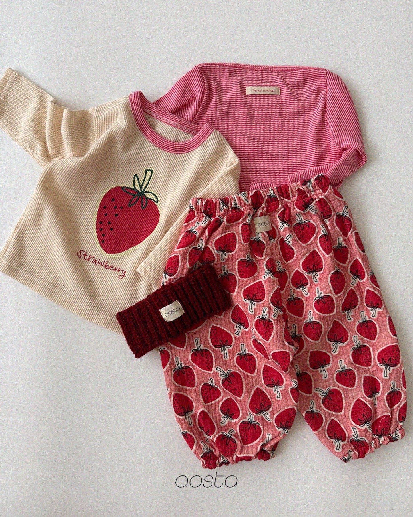 Aosta strawberry pants (~70-115cm)