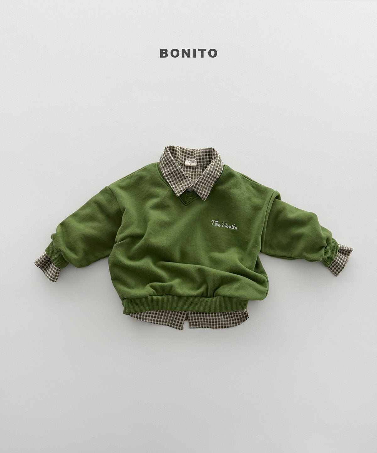 bonito check shirt (~80-140cm)