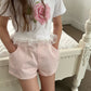 ELLYMOLLY daisy embroidery shorts (90-145cm)