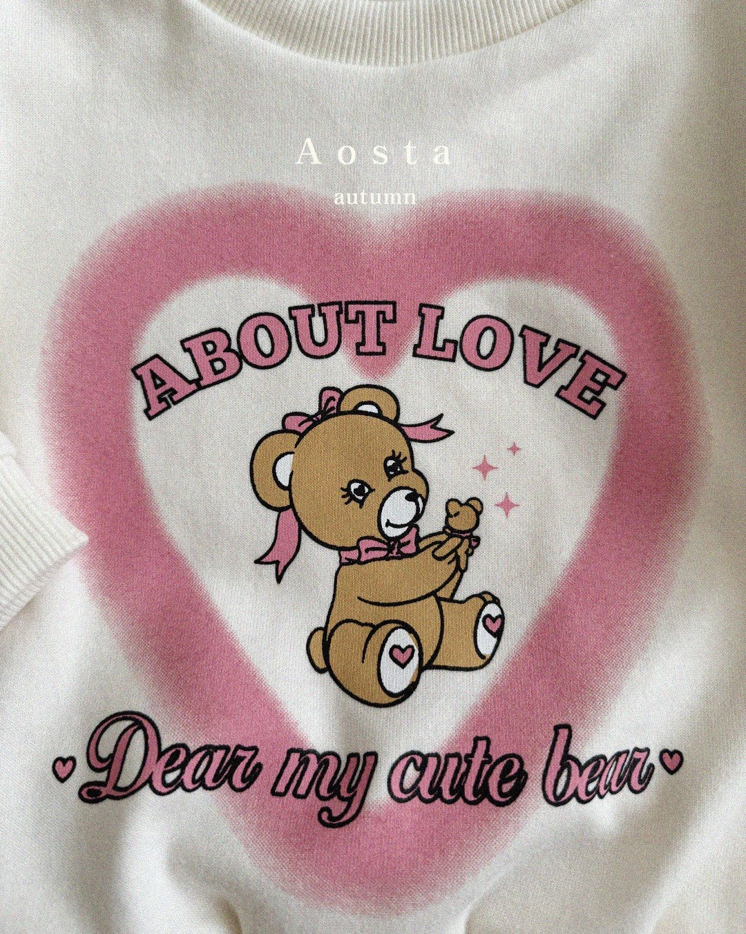 Aosta heart bear mtm (70-115cm)