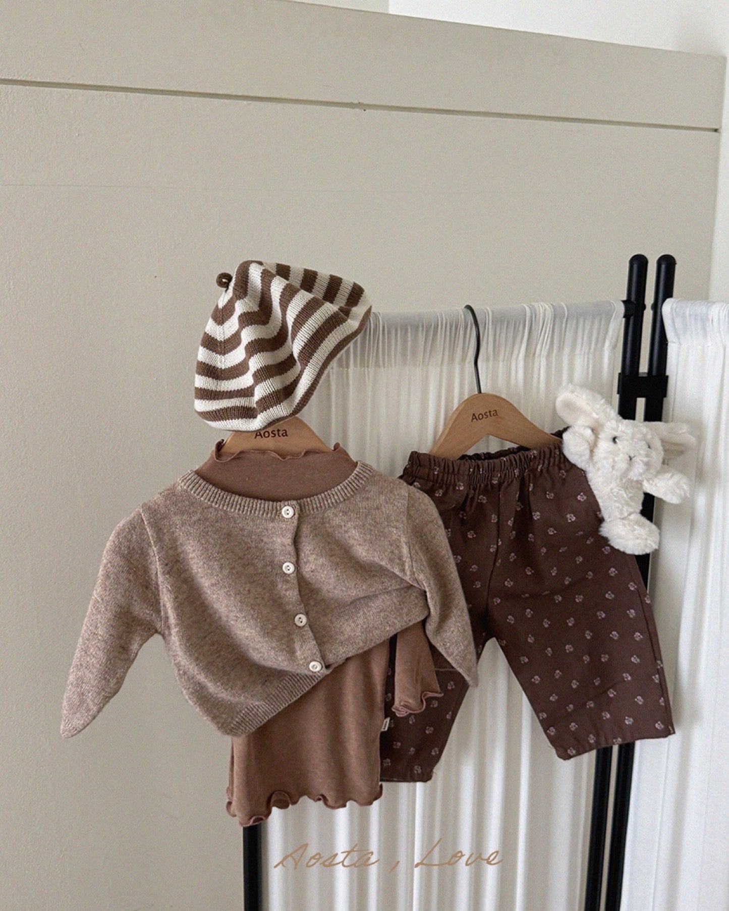 Aosta knit cashmere cardigan (~70-115cm)