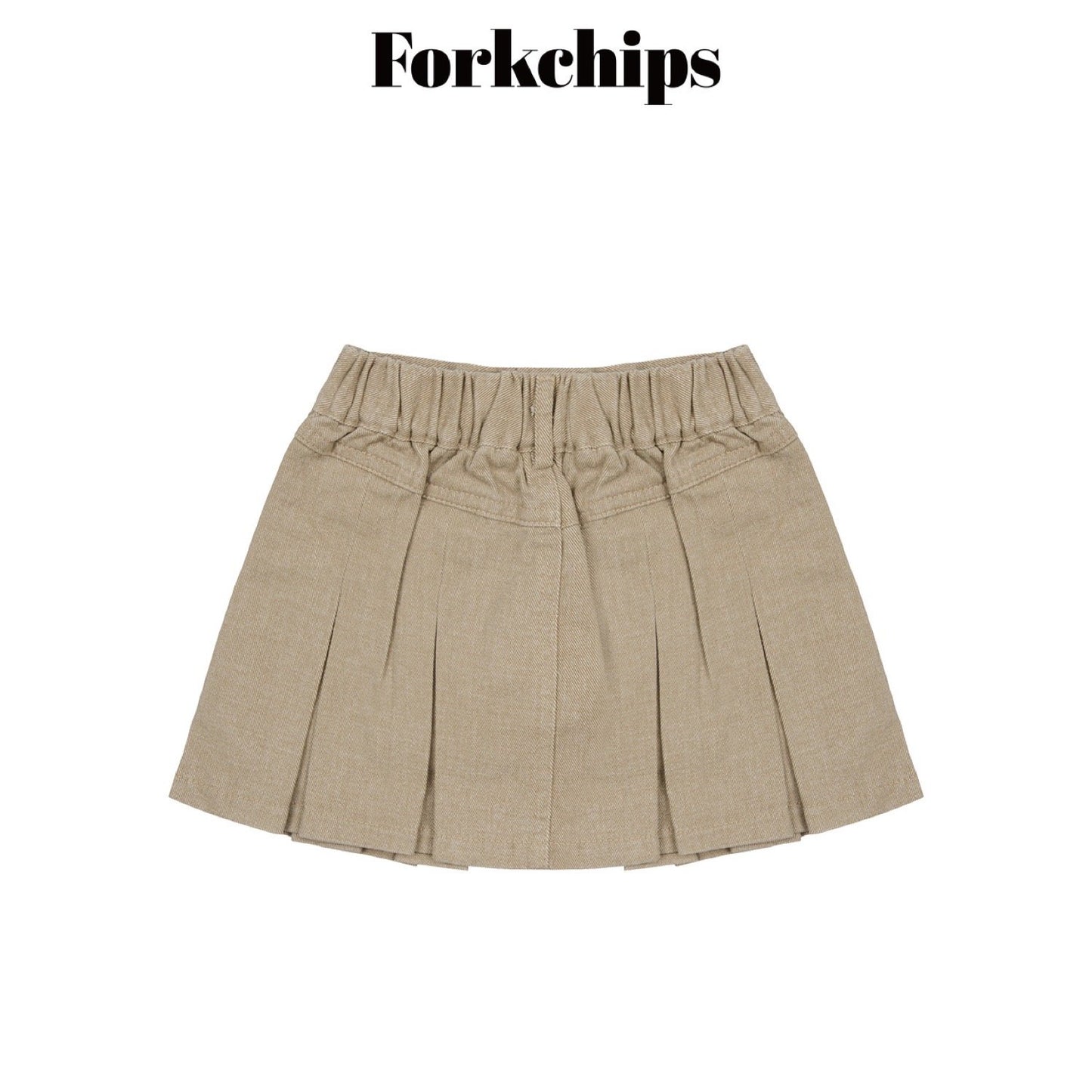 FORKCHIPS harbor pleated skirt (95-160cm)