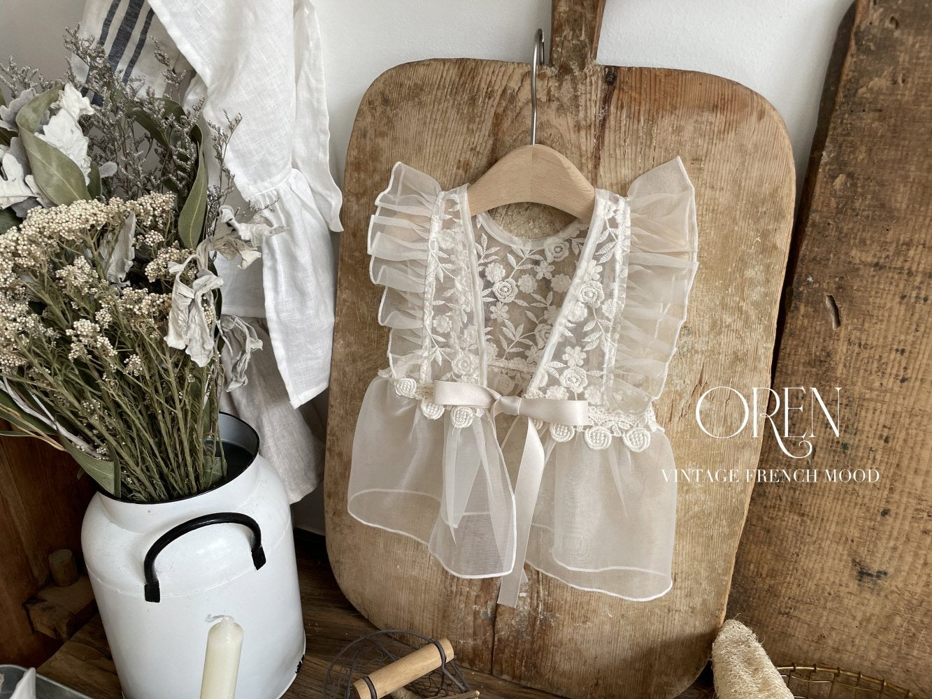 OREN flower embroidery bustier (free)