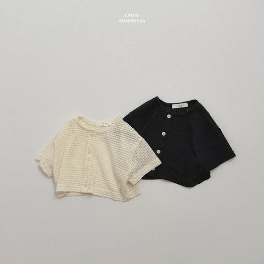 Lindo Knit Short Sleeve Cardigan  (85–125cm)