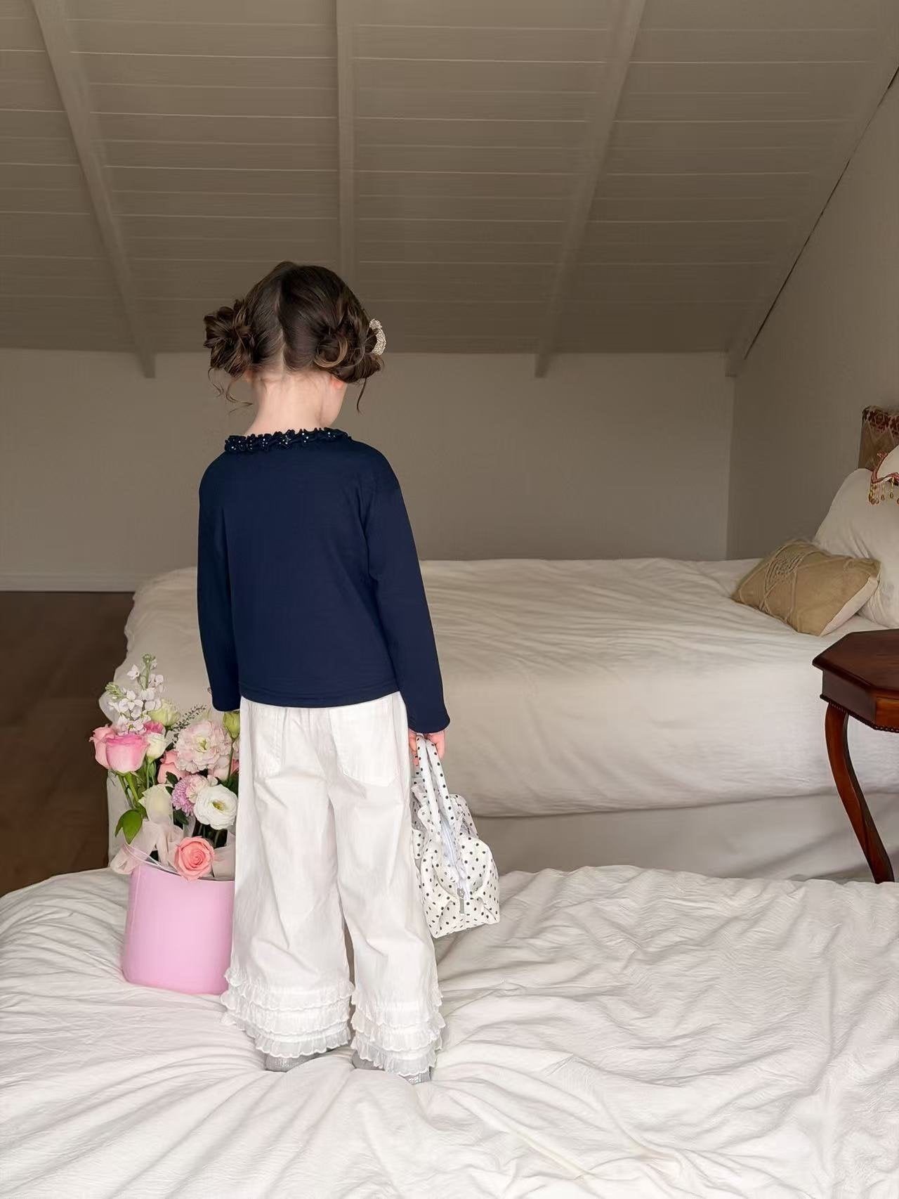 aiai frill wide pants (95-140cm)