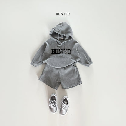 bonito bonito waffle hood set (~80-140cm)