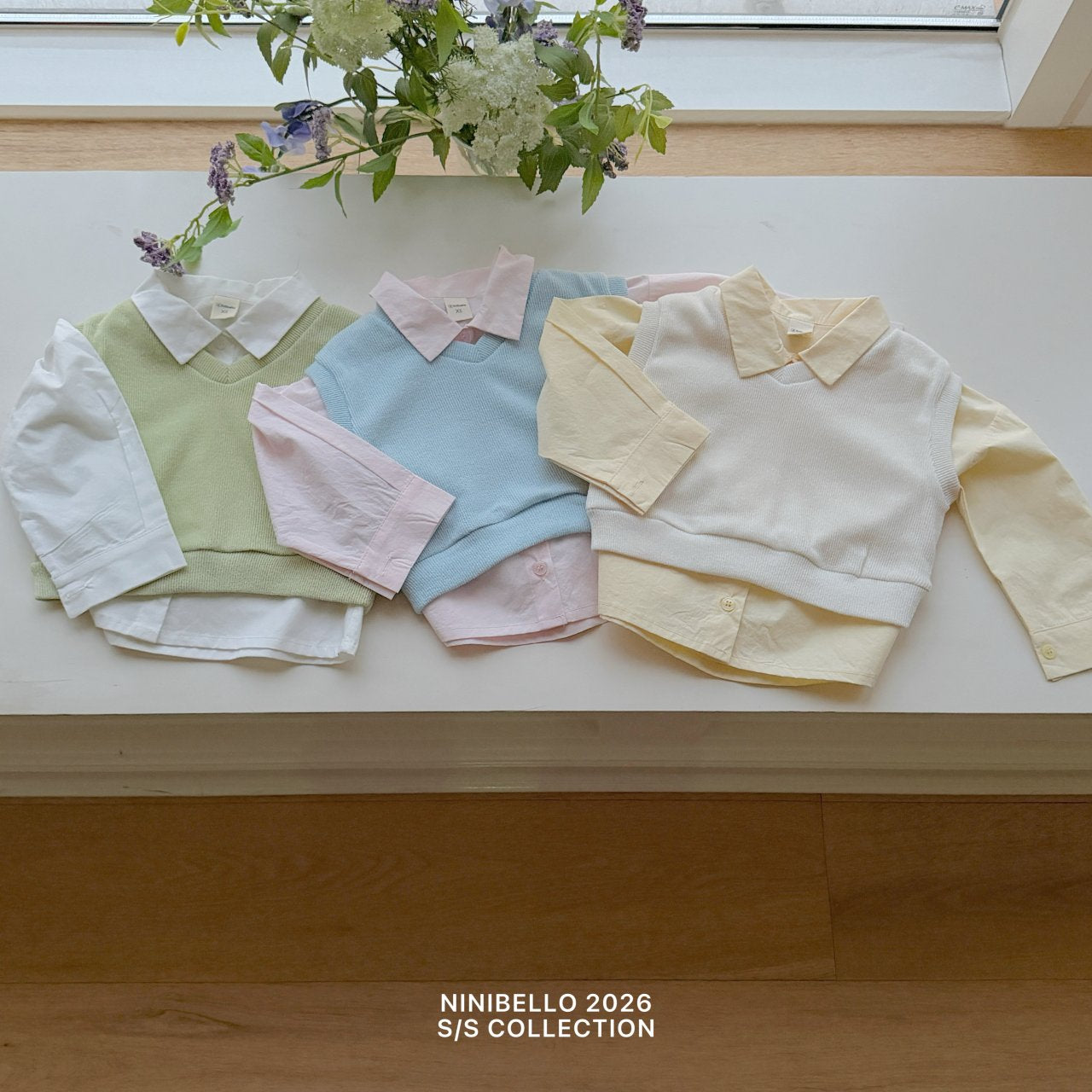 ninibello vanilla cotton shirt (80-130cm)