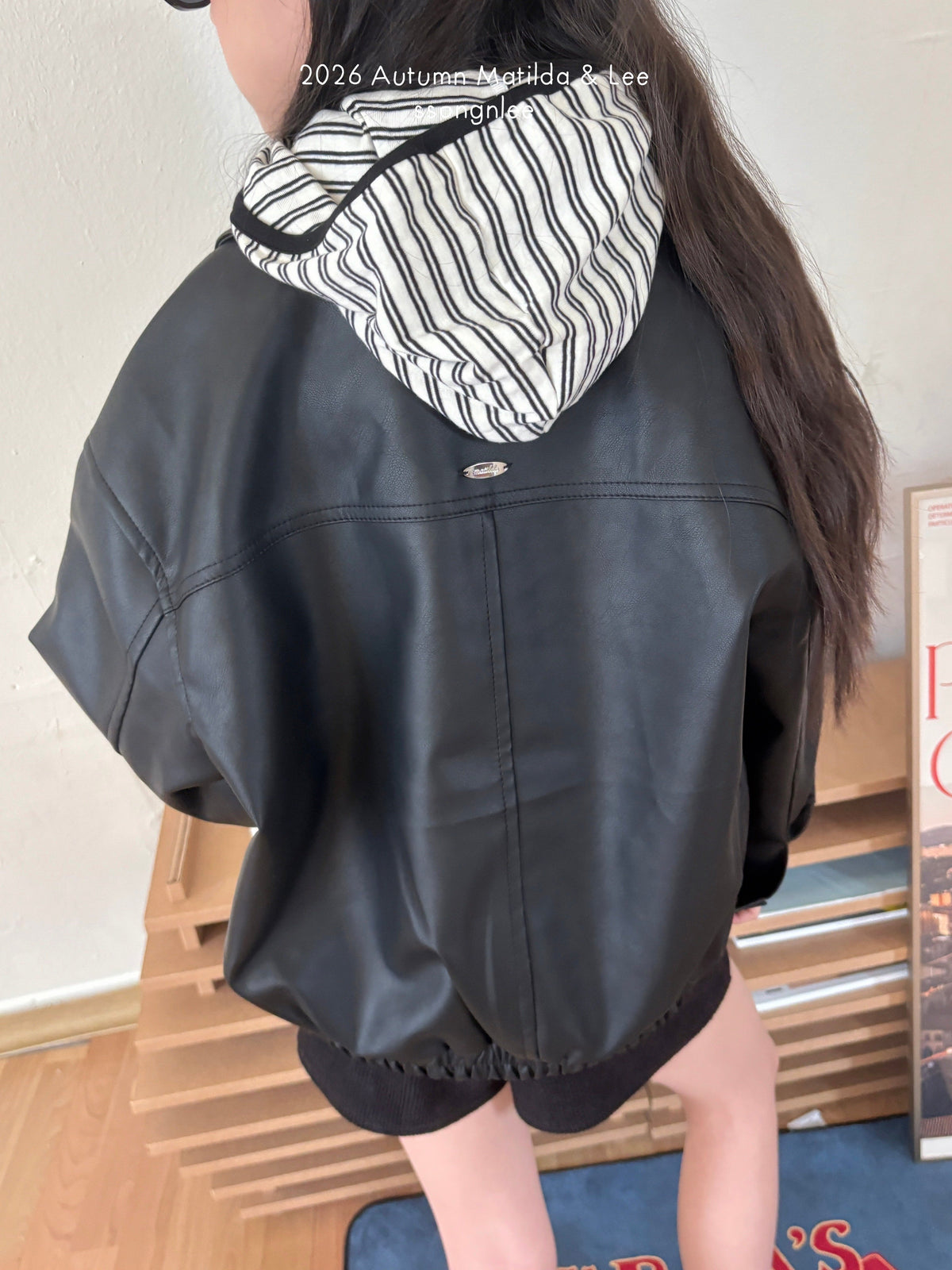 matilda&lee leather blouson (85-165cm)