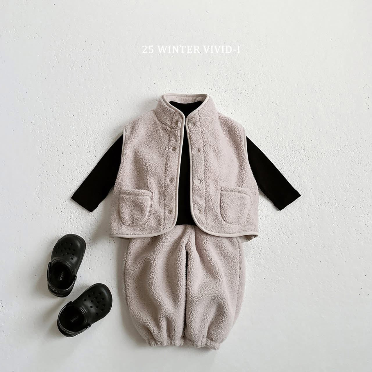 Vivid 微高領泰迪背心 (75-135cm)