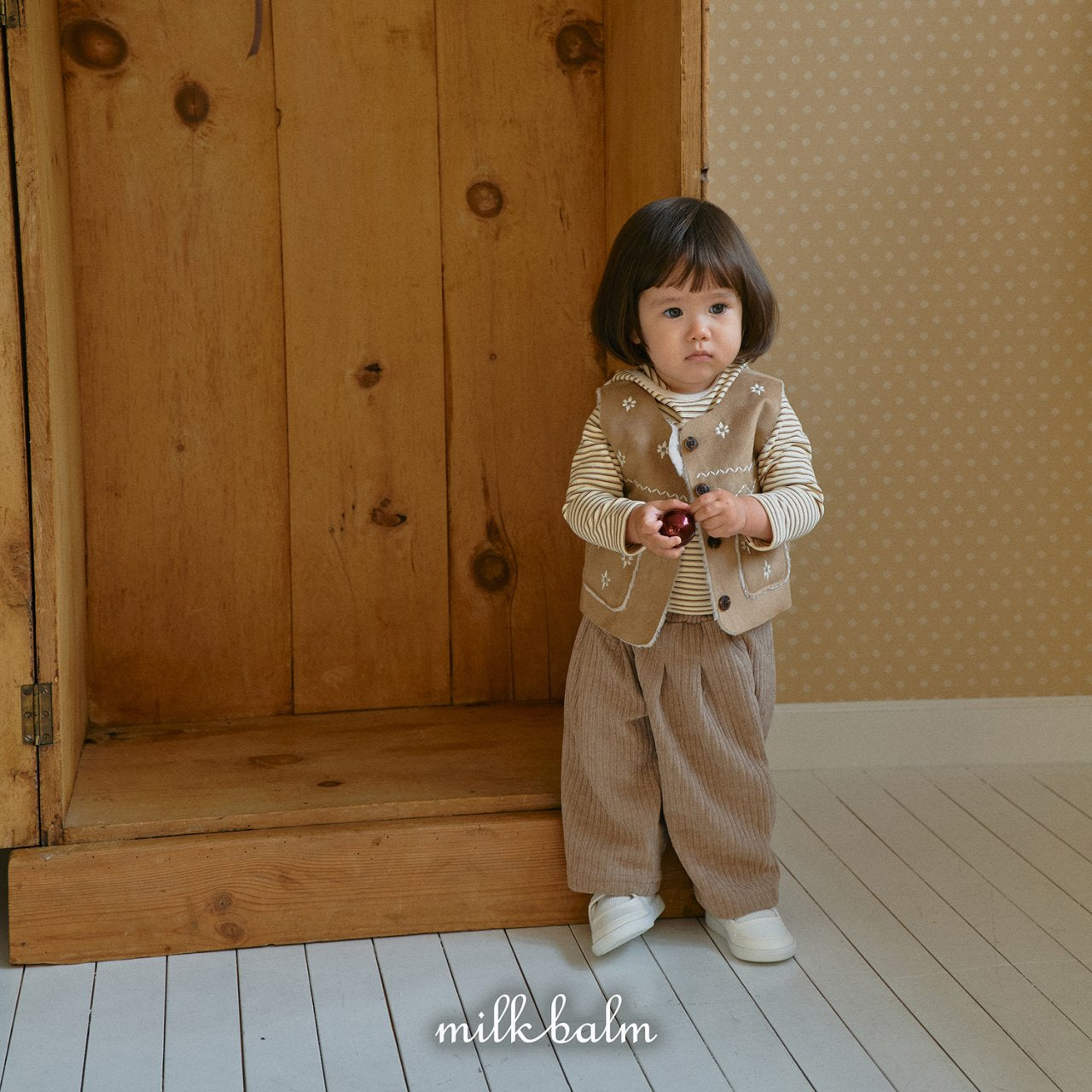 milkbalm snowflake mustang vest (75-125cm)