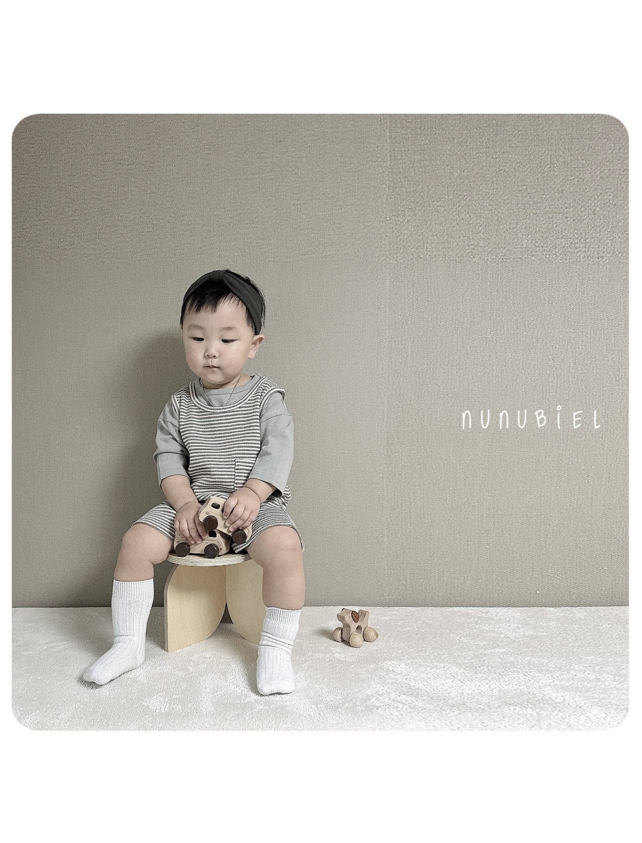 nunubiel bebe stripe suit (3-18m)