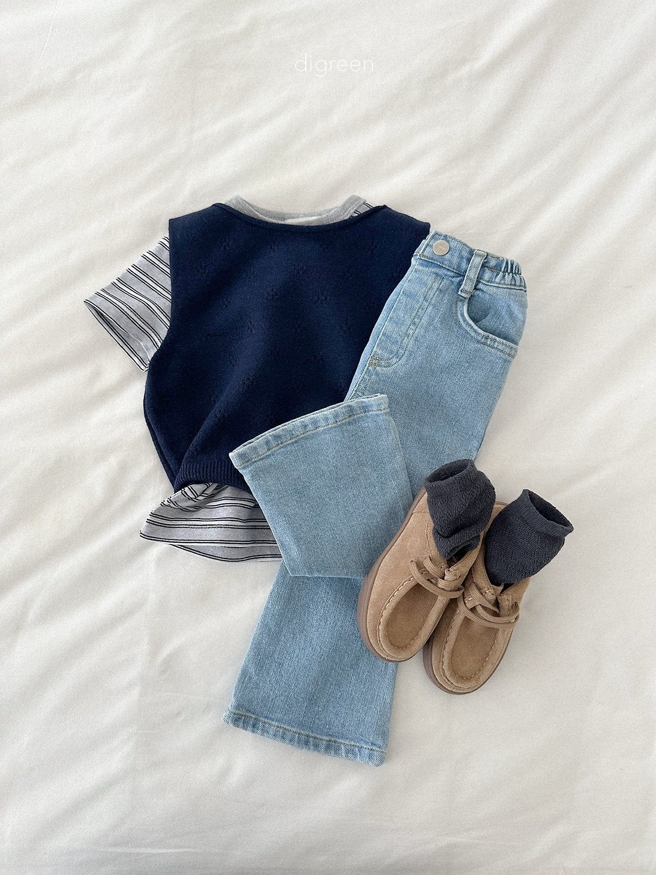 digreen bootcut denim pants (85-130cm)