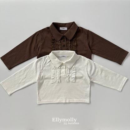 ELLYMOLLY twin frill collar tee (90-145cm)