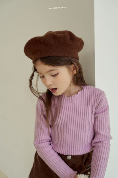 momoann cozy rib t (90-140cm)
