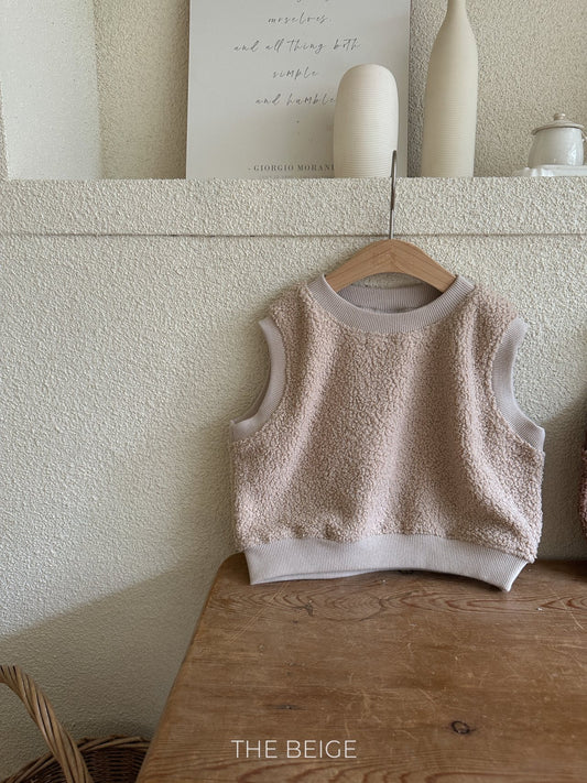 the beige buckle vest (80-120cm)