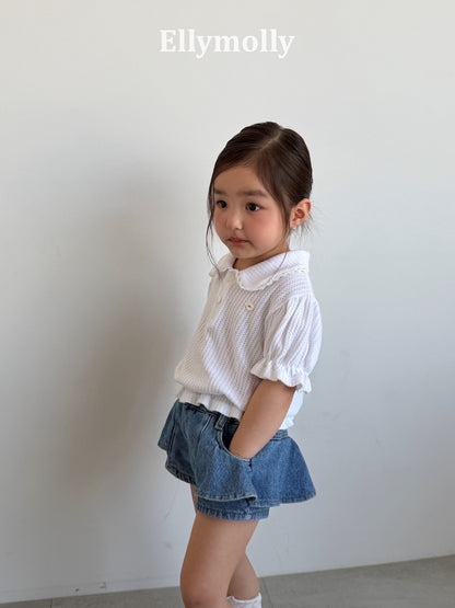 ELLYMOLLY atelier puff collar tee (90-145cm)
