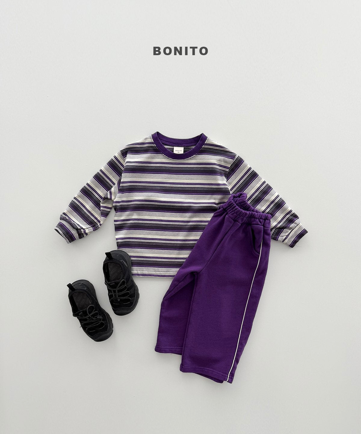 bonito side stripe pants (~80-140cm)