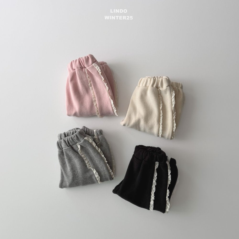 LINDO double breasted lace jogger (80-125cm)