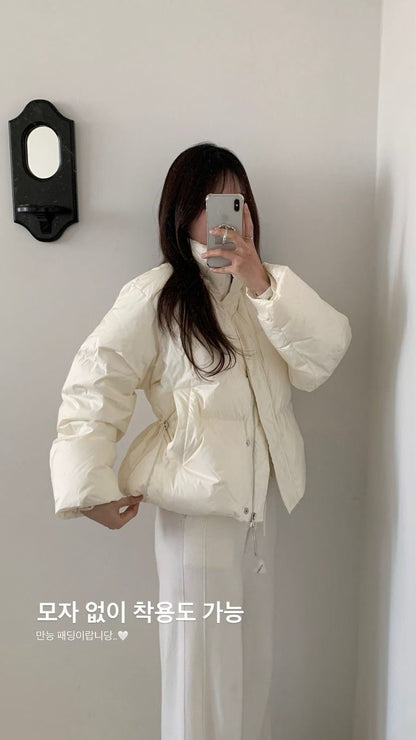 100% 鴨絨羽絨 (毛毛邊/帽可拆) *共4色