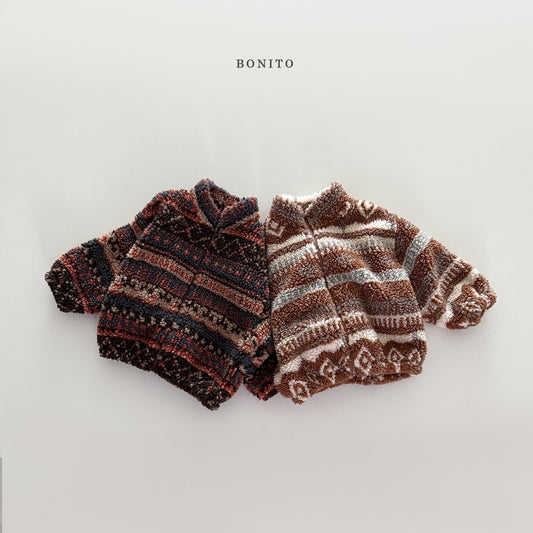 Bonito nordic tumble zip-up (~80-140cm)