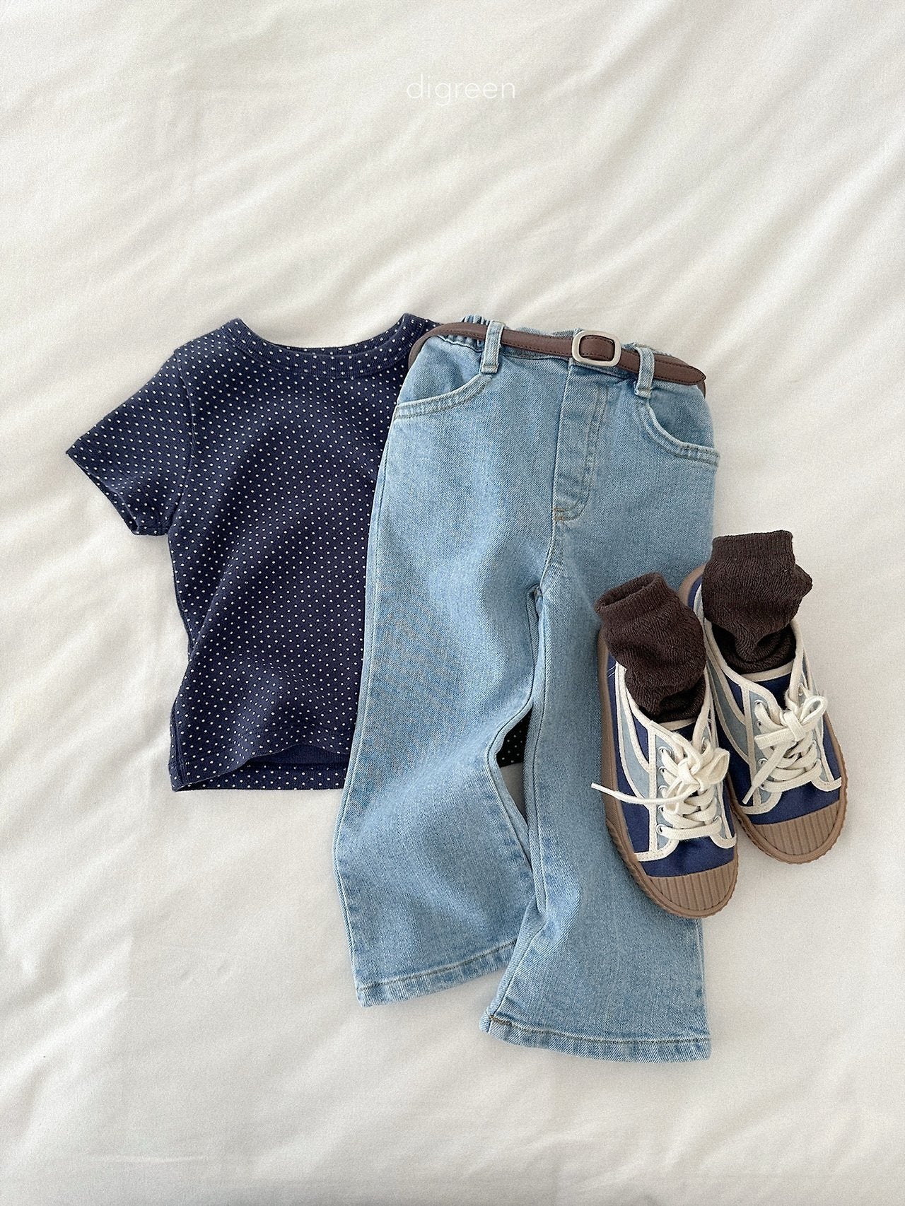 digreen emily dot tee (85-130cm)