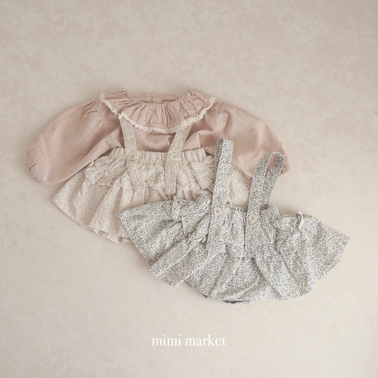 mimi market dobby frill can skirt (75-90cm)