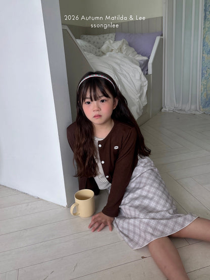 matilda&lee stripe layered cardigan (85-165cm)