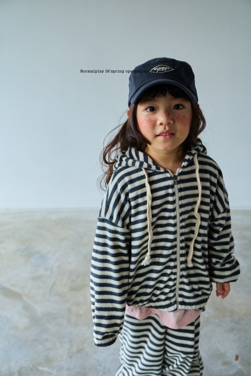 normalplay oreo hoodie zip-up (75-140cm)