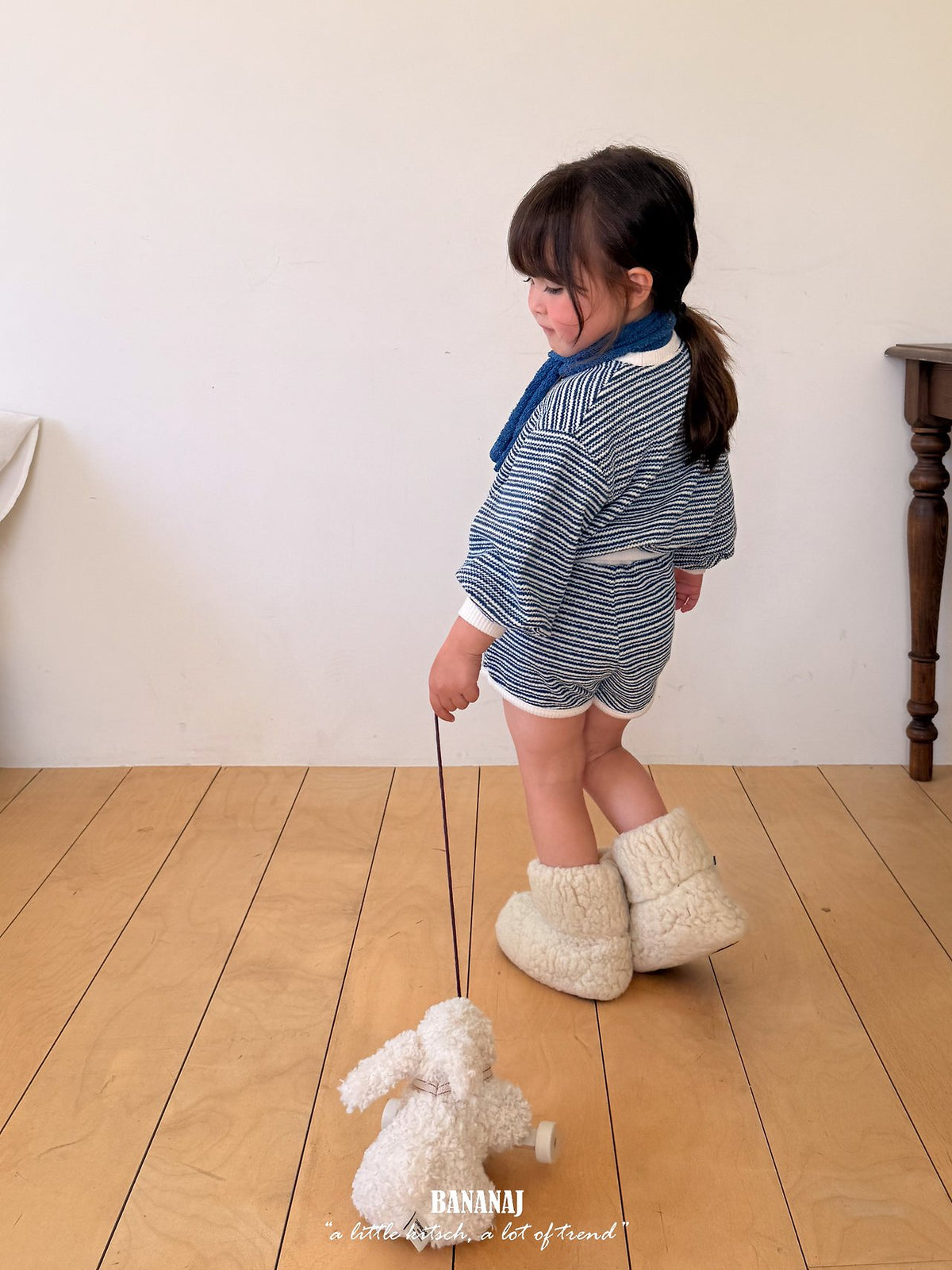 BANANAJ knit striped pants (80-135cm)