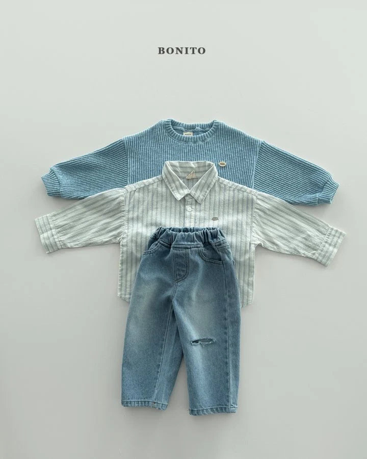 Bonito Buddy Stripe Shirt (~80-140cm)