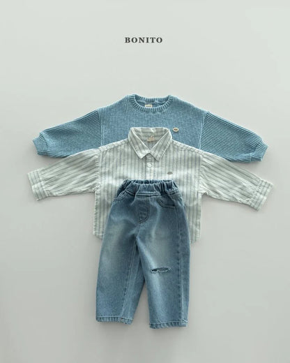 Bonito Buddy Stripe Shirt (~80-140cm)