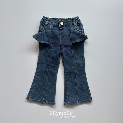 ELLYMOLLY lara frill bootcut denim (90-145cm)
