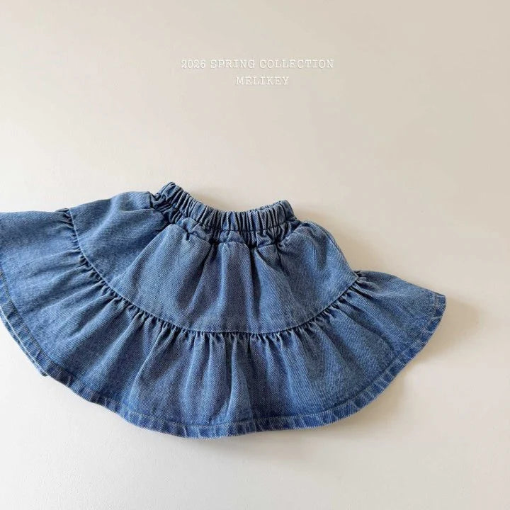 melikey denim frill SK (~80-140cm)