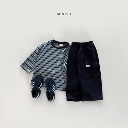 bonito soft terry cargo pants (~80-140cm)