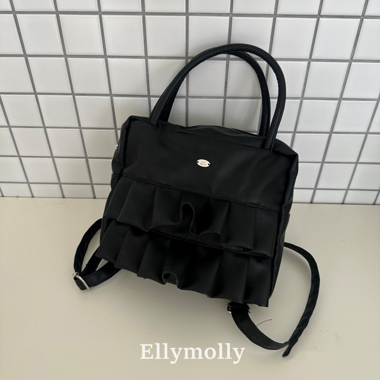 ELLYMOLLY square frill bag