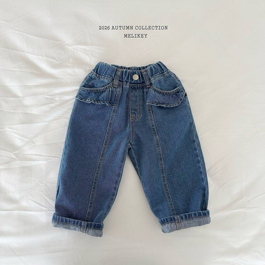 melikey frill cut denim pants (~80-140cm)