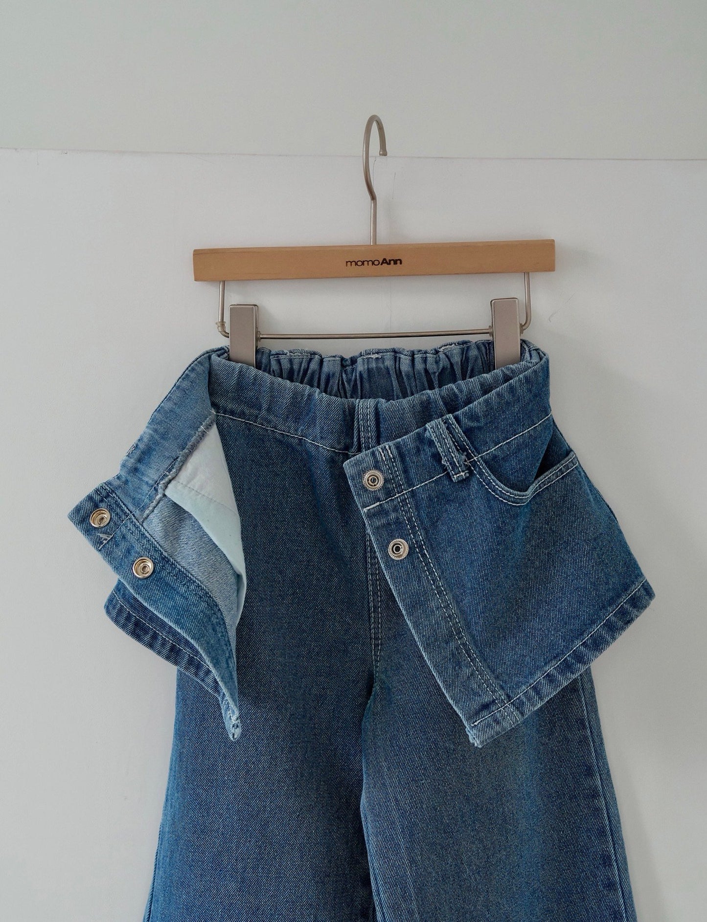 momoann wrap heart jeans (90-150cm)