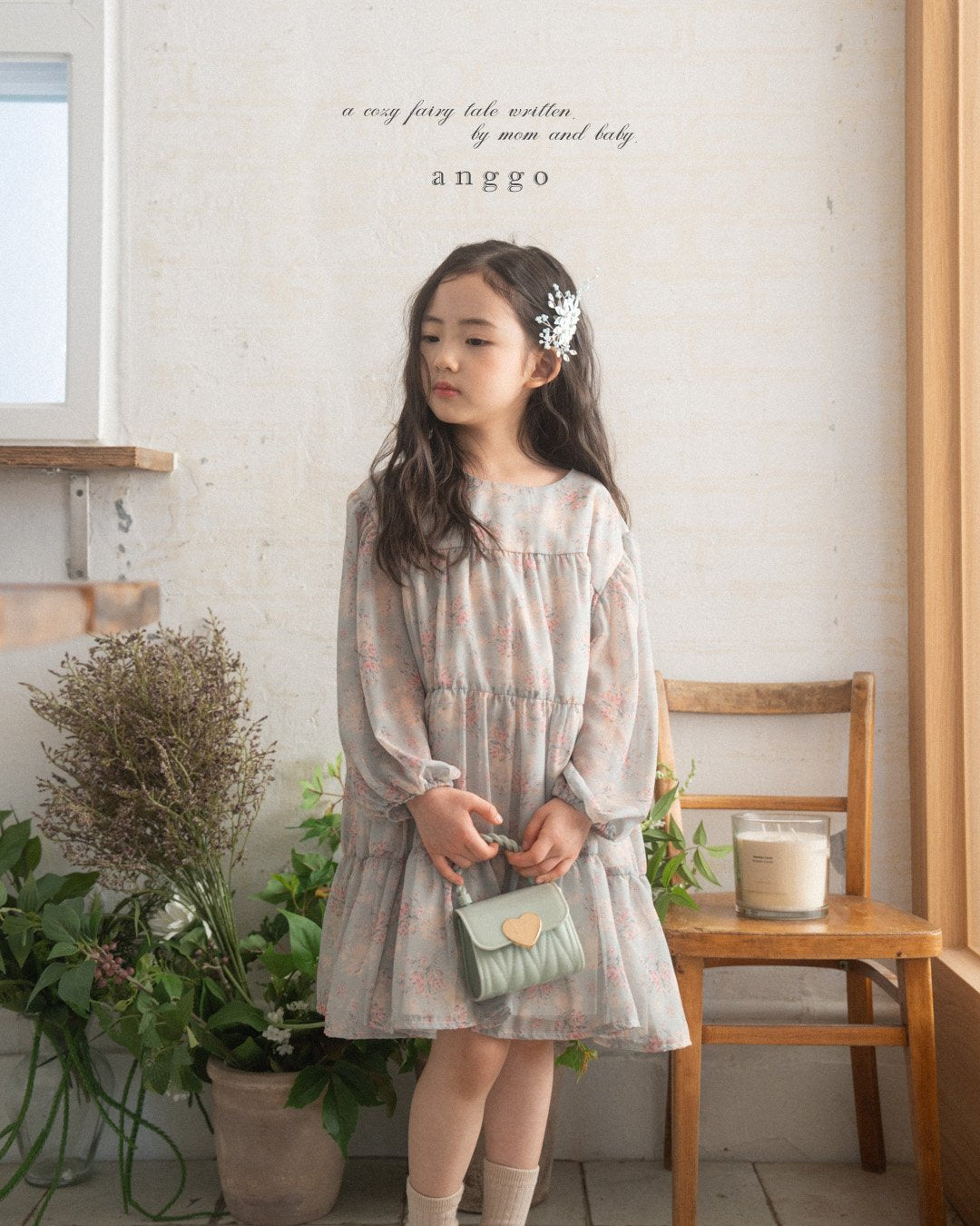anggo cherry blossom dress (80-120cm)
