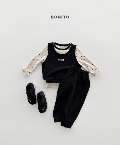 bonito series rib tee (~80-140cm)