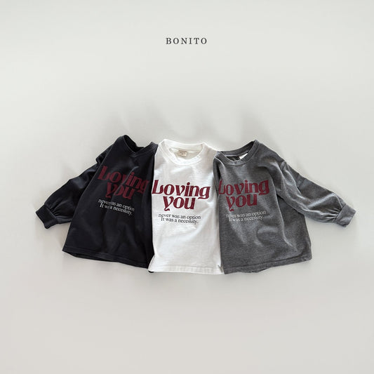 bonito loving you shibori tee (~80-140cm)