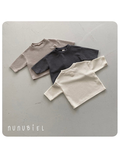 nunubiel bebe waffle t-shirt (3-18m)