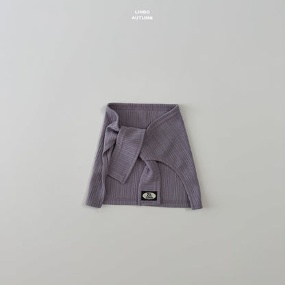 LINDO tie cardigan(rib)