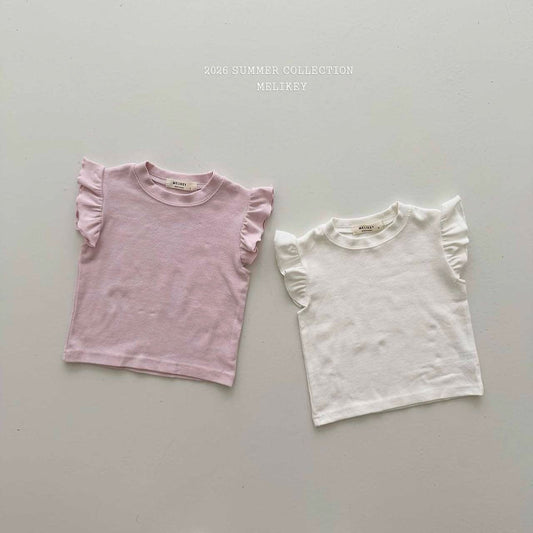 melikey macaron frill t-shirt (~80-140cm)