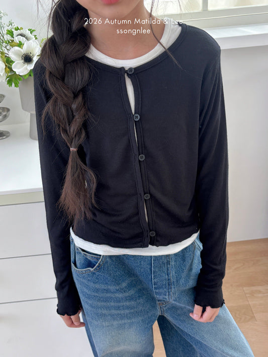 matilda&lee button cardigan (85-165cm)