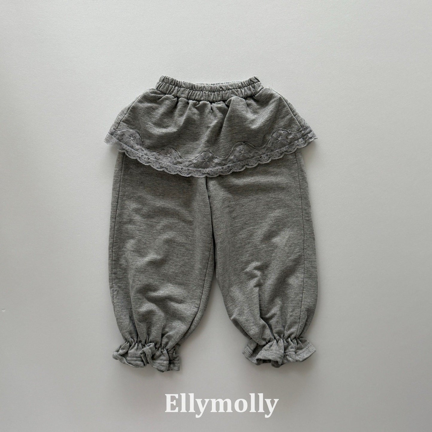 ELLYMOLLY cottage lace jogger pants (90-145cm)