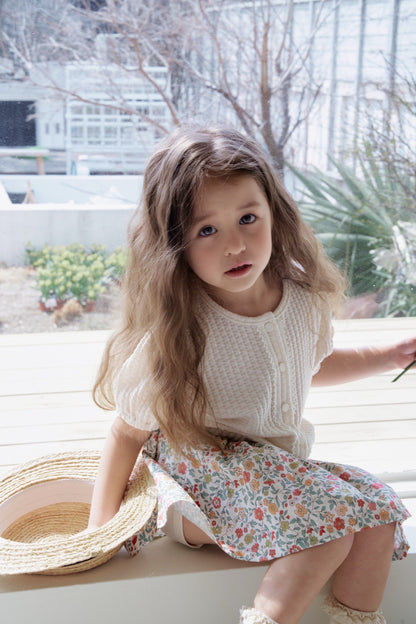 momoann popcorn cardigan (90-130cm)
