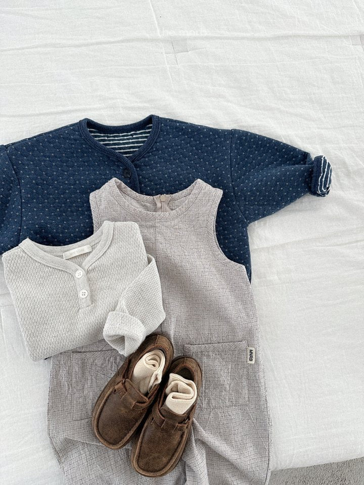 minirobe Modern check overall (70-110cm)