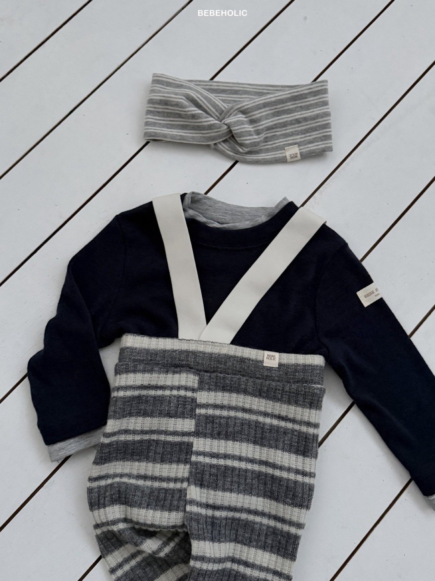 bebeholic della stripe leggings (3-18m)