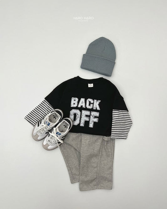 HAROHARO back off layered tee (85-140cm)