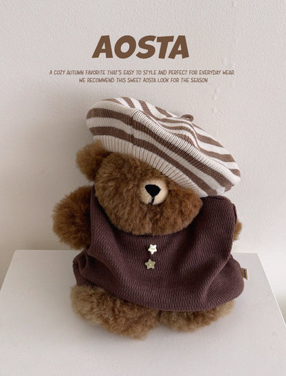 Aosta knit cookie beret